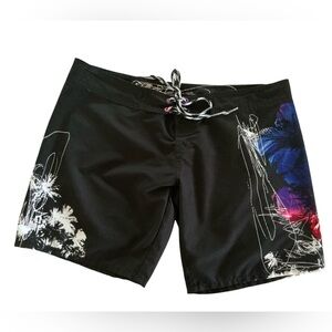 Body Glove women’s board shorts swim black size medium